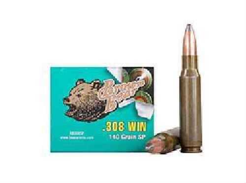 308 Win 140 Grain Soft Point 20 Rounds BEAR Ammunition 308 Winchester